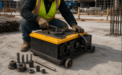 Rebar bender roller replacement part